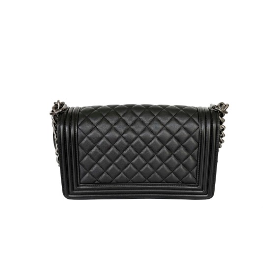 Chanel Boy Bag in Quilted Calfskin